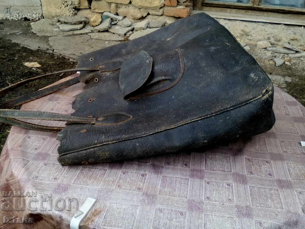 Ancient leather bag, bag - 6 Ancient leather bag, bag - 6