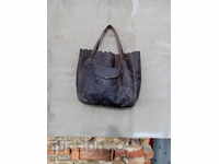 Ancient leather bag, bag