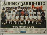 Slavia 2009 carte de fotbal.