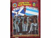 футболна програма Шотландия Аржентина 1979
