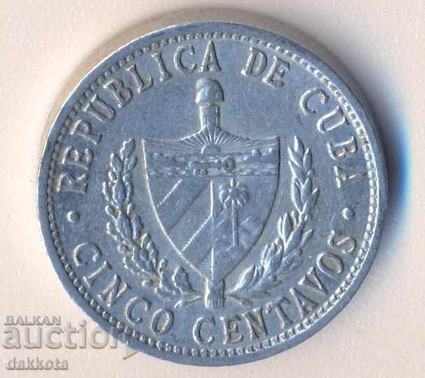 Cuba 5 Sentosa 1963 with price 1.25 BGN | € 0.64