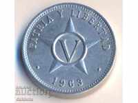 Cuba 5 centavos 1963
