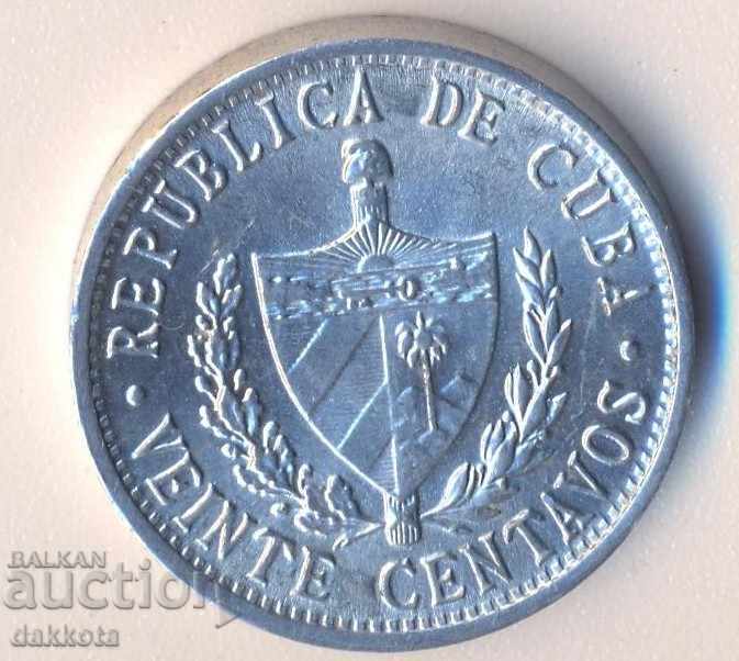 Cuba 20 Sentosa 1969 with price 2.50 BGN | € 1.28
