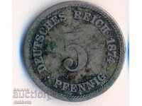 Германия 5 пфенига 1874a