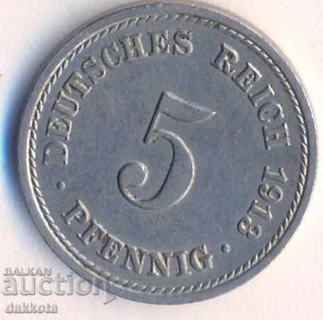 Germany 5 pfennig 1913a