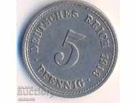 Germany 5 pfennig 1913a