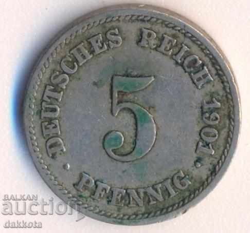 Germany 5 Phenicia 1901e