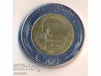Italy 500 pounds 1992