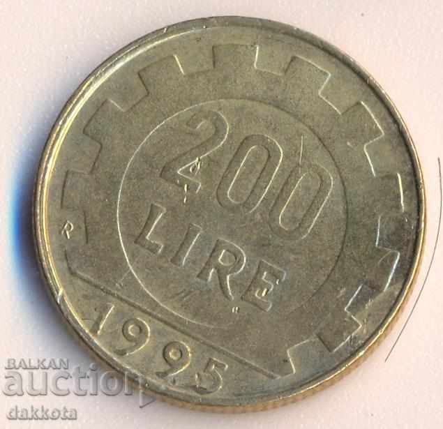 Ιταλία 200 λίρες το 1995