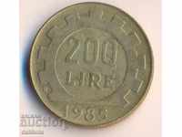Ιταλία 200 λίρες το 1985