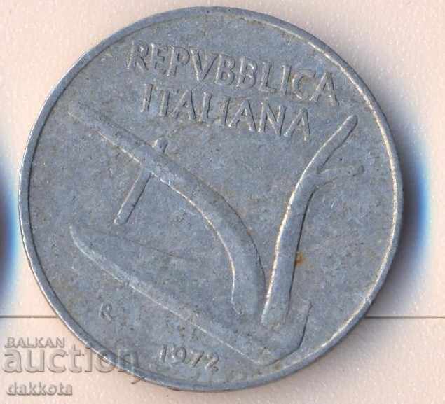 Ιταλία 10 λίρες το 1972 με τιμή 0.30 BGN | € 0.15 Ιταλία 10 λίρες το 1972 με τιμή 0.30 BGN | € 0.15