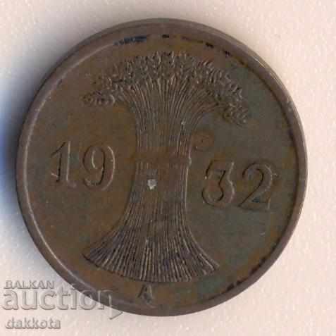 Γερμανία reyhspfenig 1932a με τιμή 1.60 BGN | € 0.82
