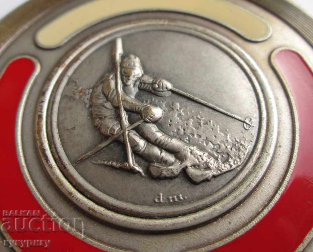 ski slalom Alpine ski medal Austria 1990 with price 20.00 BGN | € 10.23 ski slalom Alpine ski medal Austria 1990 with price 20.00 BGN | € 10.23