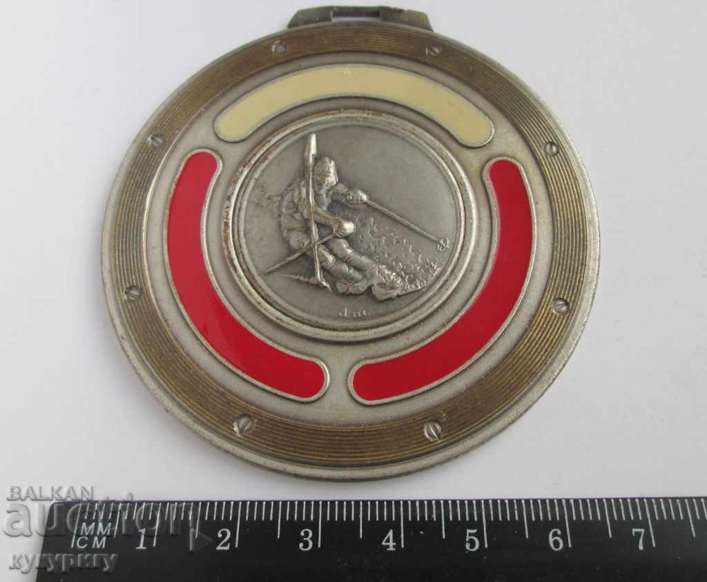 ski slalom Alpine ski medal Austria 1990 - 5 ski slalom Alpine ski medal Austria 1990 - 5