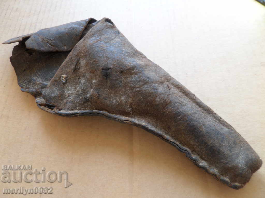 toc din piele pentru revolver belgian Smith