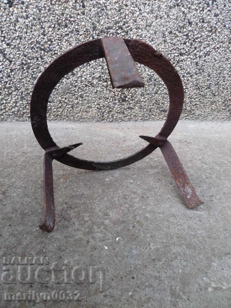 Auction An old forged sack, fireplace, grill, wrought iron Auction An old forged sack, fireplace, grill, wrought iron