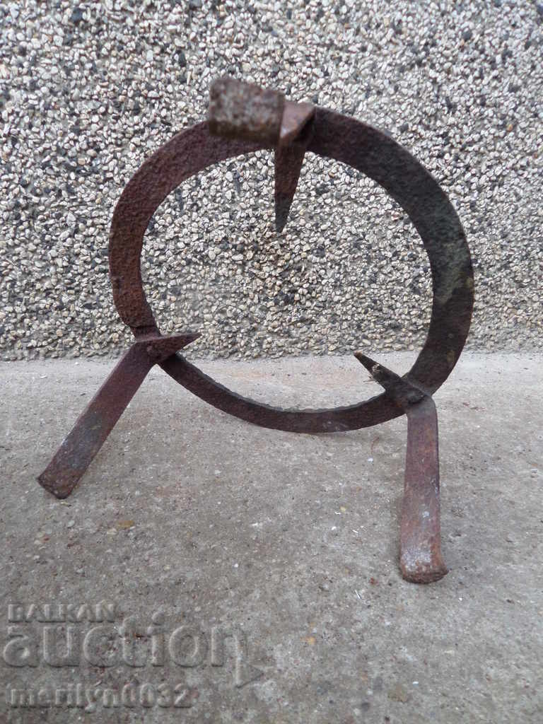 An old forged sack, fireplace, grill, wrought iron - 6 An old forged sack, fireplace, grill, wrought iron - 6