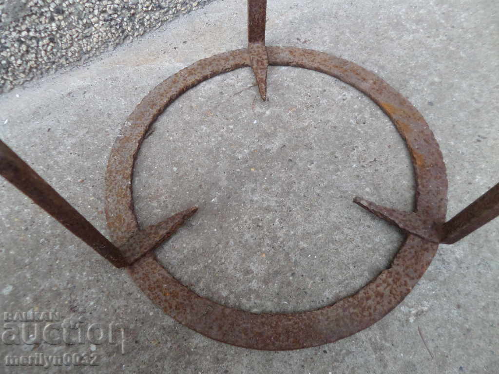 Old coat of HARANIA hearth grills forged iron feathers - 5 Old coat of HARANIA hearth grills forged iron feathers - 5