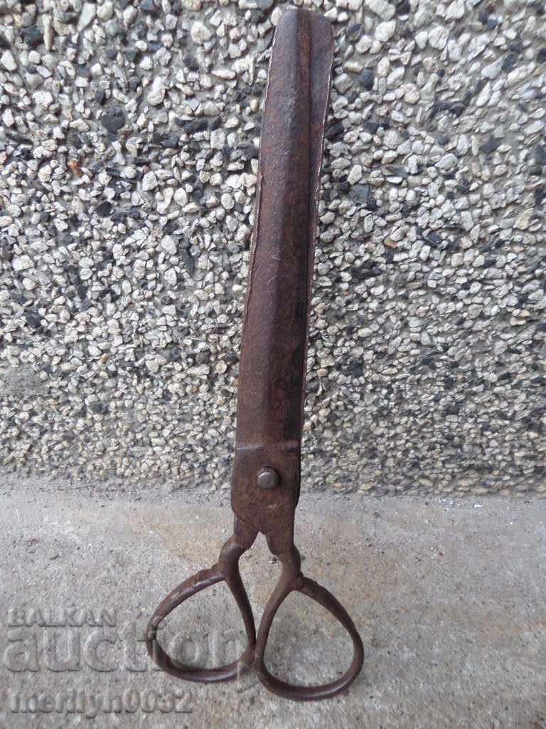 Абаджийска ножица 70-те години на 19-ти век ковано желязо