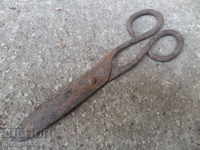 Old forged scissors early 20th century wrought iron