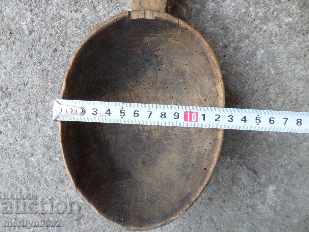 Very old wooden spoon, ladle, wooden - 5 Very old wooden spoon, ladle, wooden - 5