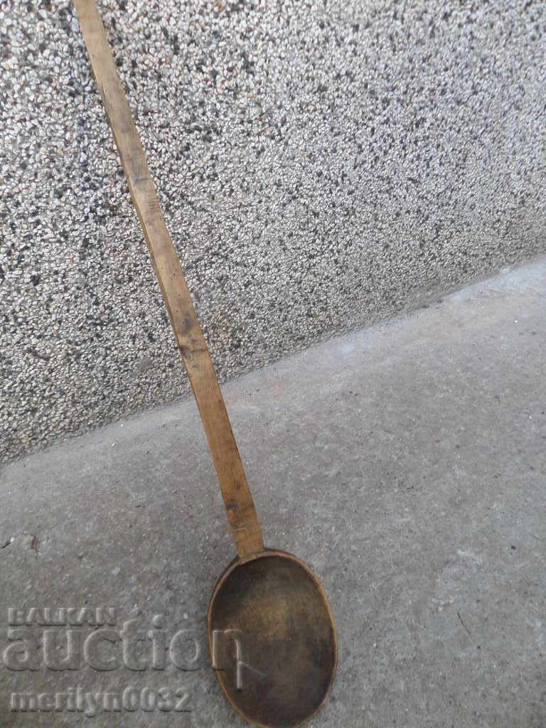 Very old wooden spoon, ladle, wooden - 6 Very old wooden spoon, ladle, wooden - 6