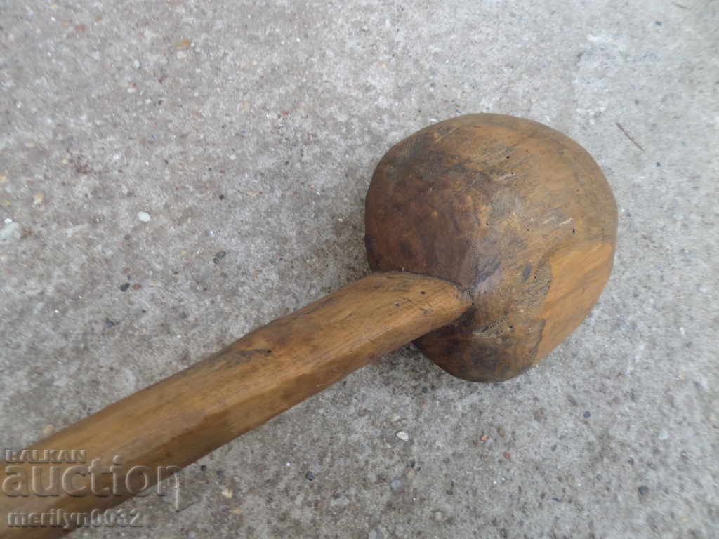 Very old wooden spoon, ladle, wooden - 7 Very old wooden spoon, ladle, wooden - 7