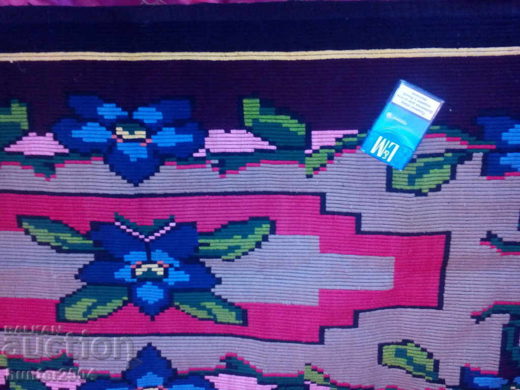 Handmade embroidered woolen coffer, panel with a size of 140х70 cm. with price 49.95 BGN | € 25.54 Handmade embroidered woolen coffer, panel with a size of 140х70 cm. with price 49.95 BGN | € 25.54