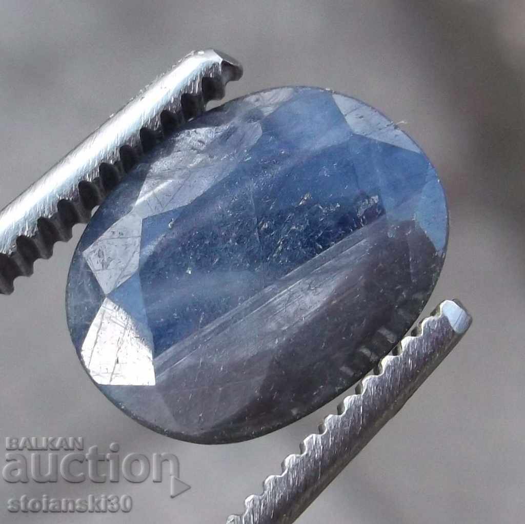 Natural albastru Sapphire, Bikolor - 5.00 carate