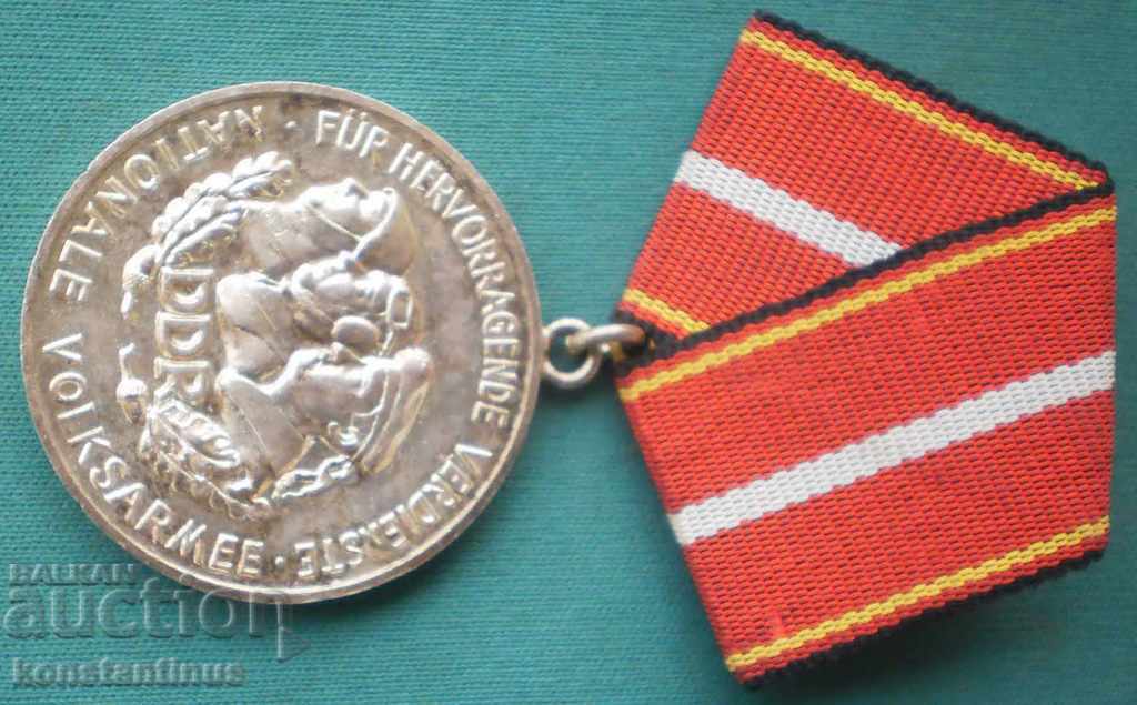 Germania-GDR Medalie de Argint Militar Rare cu preț € 23.01 | 45.00 BGN