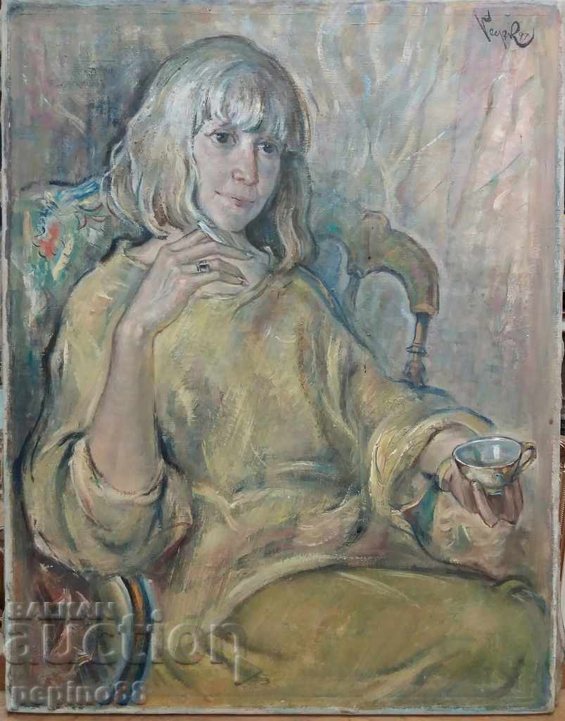 Georgi Kyoseiliev portrait of a woman 97 years