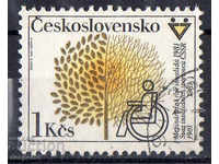 1981. Cehoslovacia. Anul Internațional al Persoanelor cu Handicap.