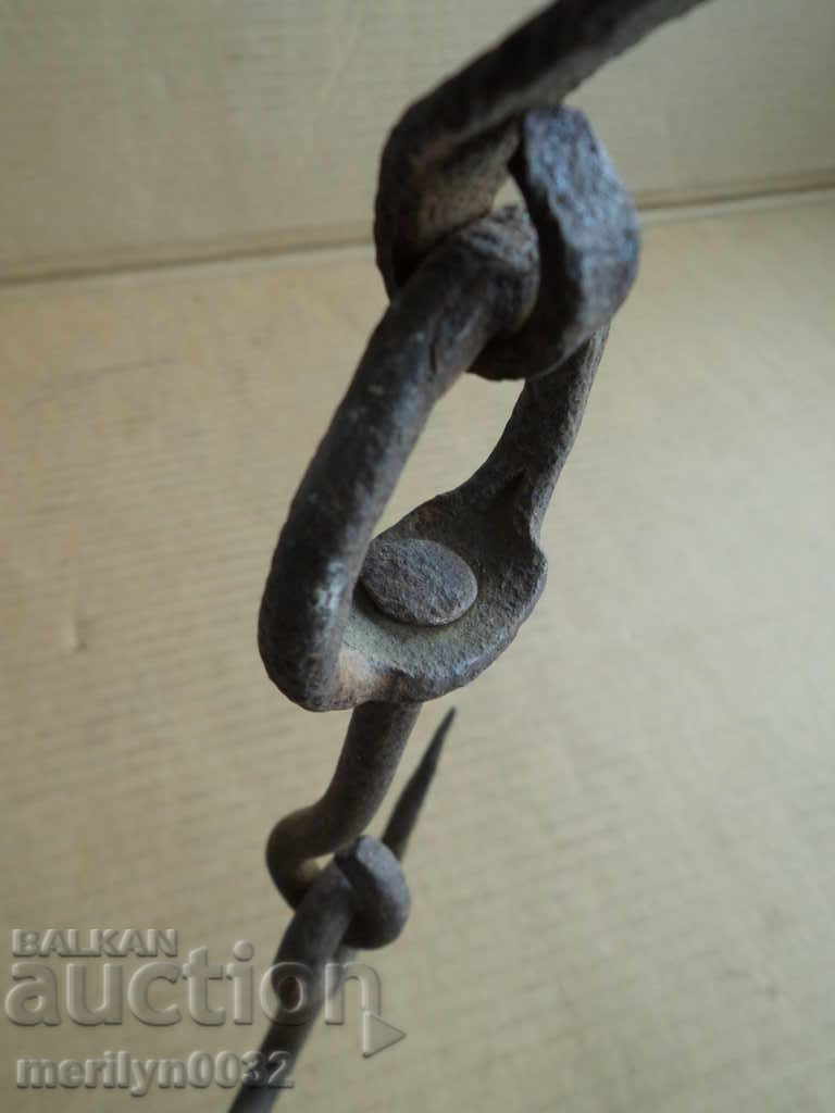 An old forged hook for scraping, a cock, anchor - 5 An old forged hook for scraping, a cock, anchor - 5
