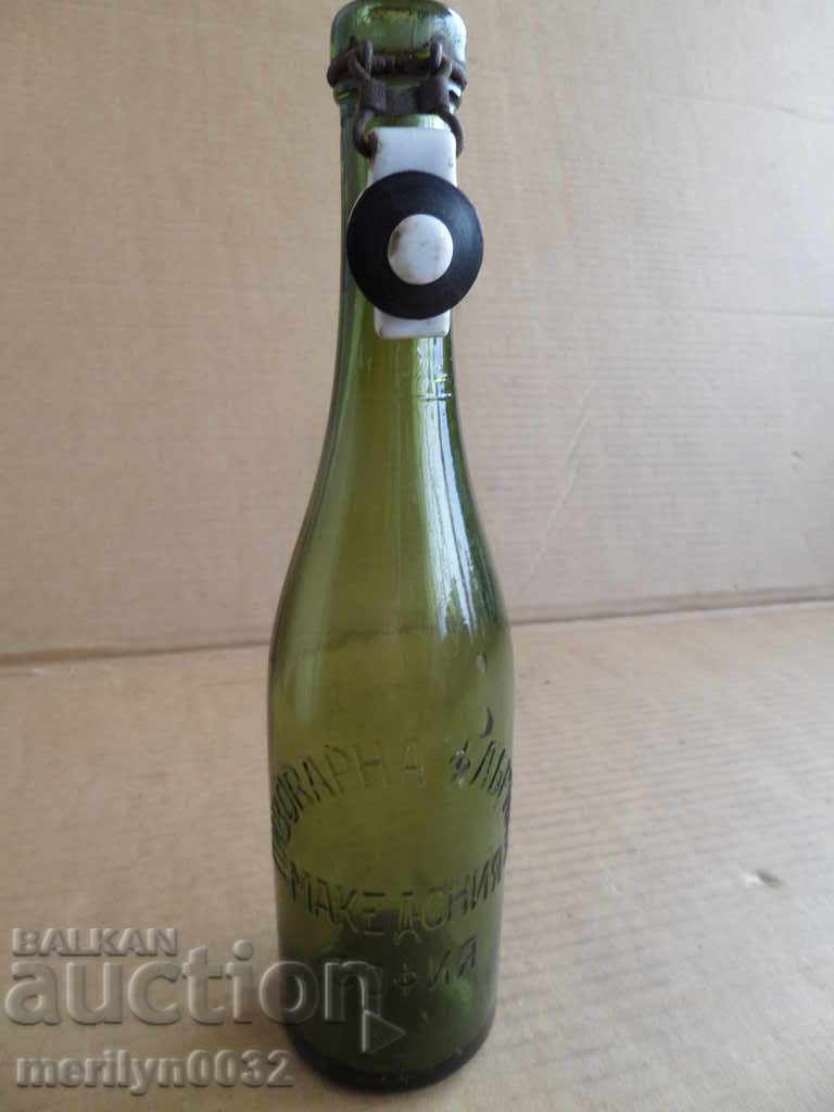 Παράδοση Παλιά μπουκάλι μπύρας «Μακεδονία», μπουκάλι, γυαλί, REDKAZH