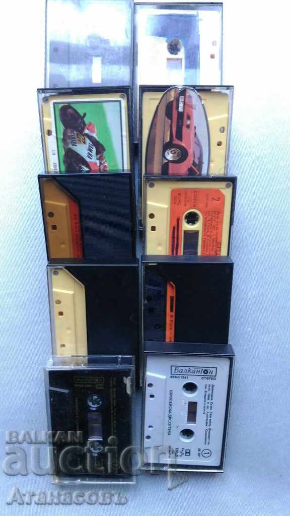 Audio cassettes 10 pcs.