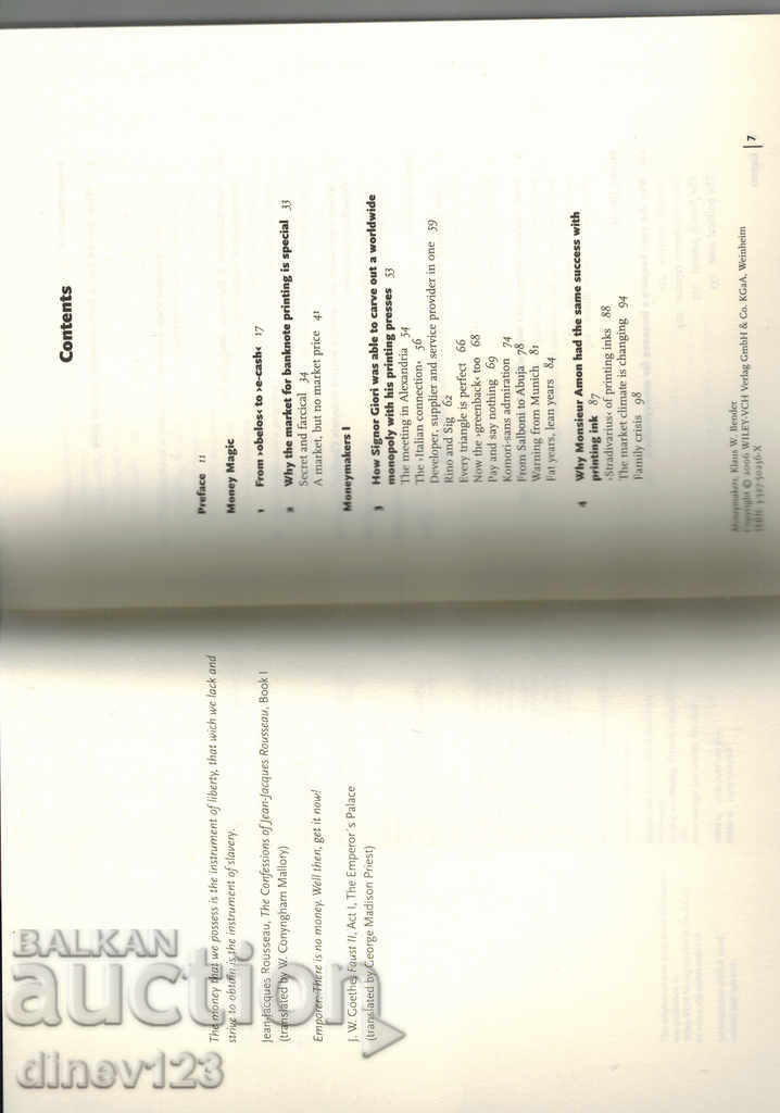 Auction MONEYMAKING - THE SECRET WORLD OF BANKNOTE PRINTING Auction MONEYMAKING - THE SECRET WORLD OF BANKNOTE PRINTING