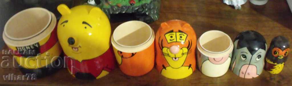 Ματρούσκα RARE ΜΟΝΤΕΛΟ από τέσσερα μέρη - 5