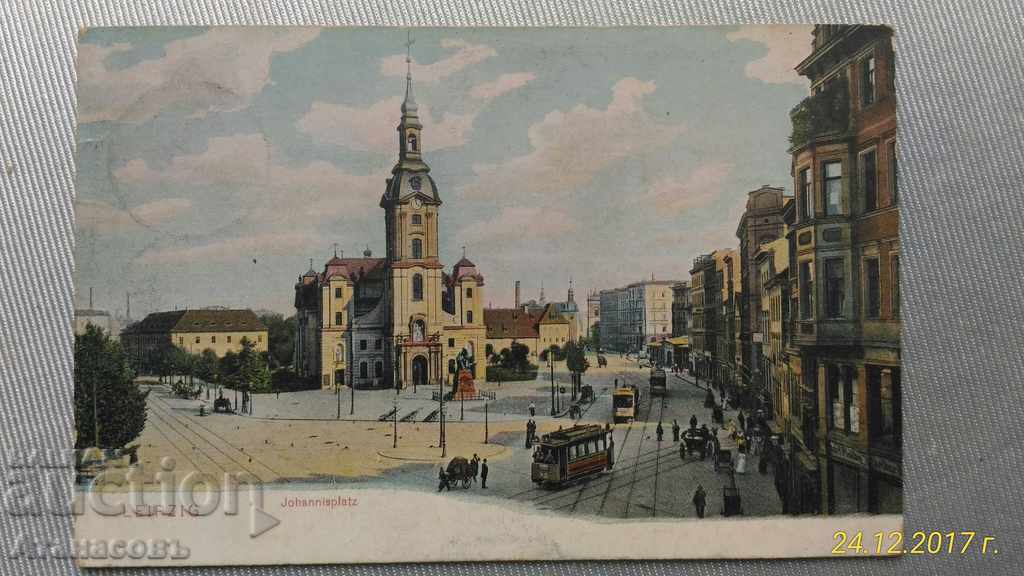 carte de felicitare Leipzig 1907