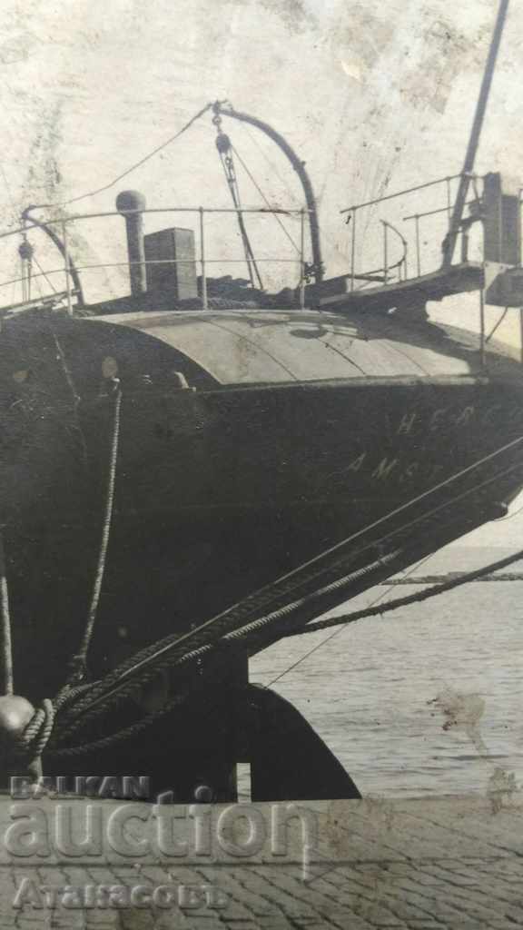 Auction  Paschov Postcard Burgas Port 1935