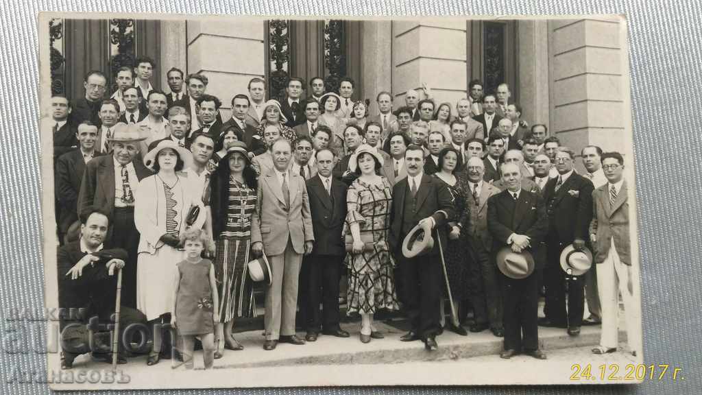 Стара снимка София 9 ти конгрес на Артистите в България 1931