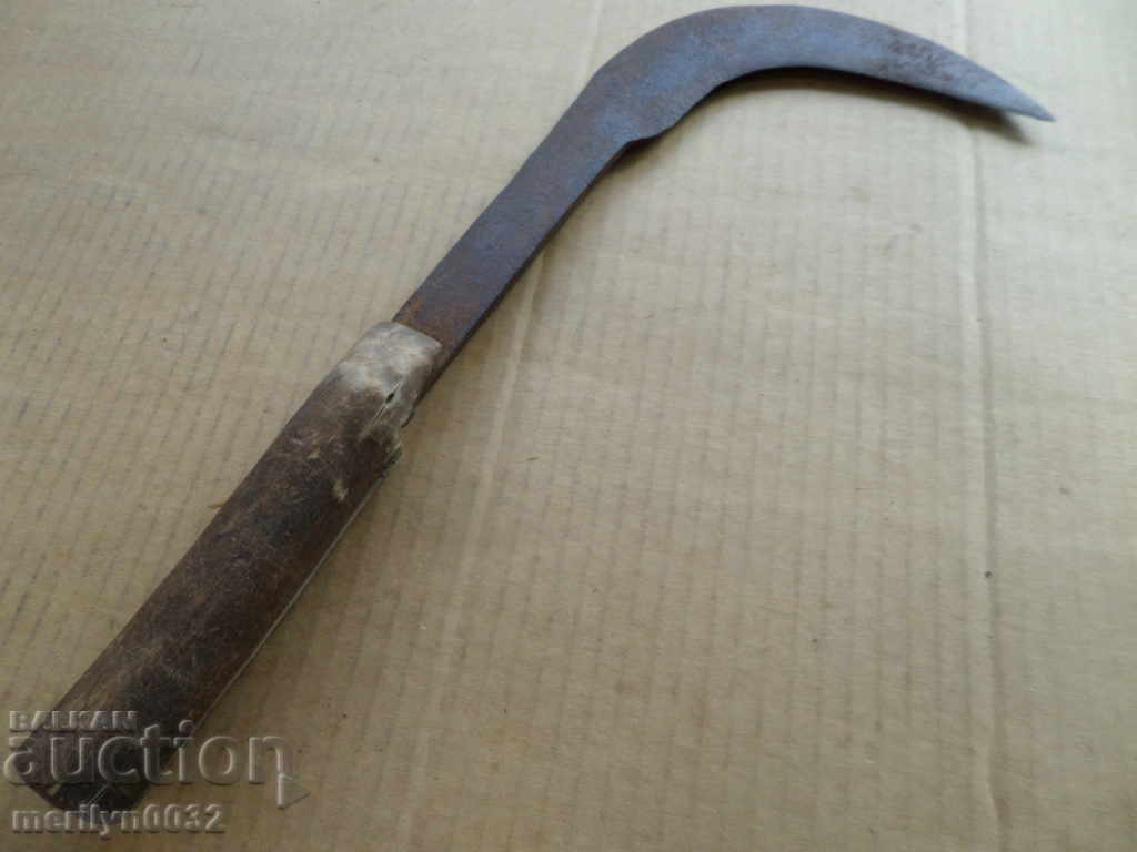 Old handmade knife, wrought iron - 7 Old handmade knife, wrought iron - 7