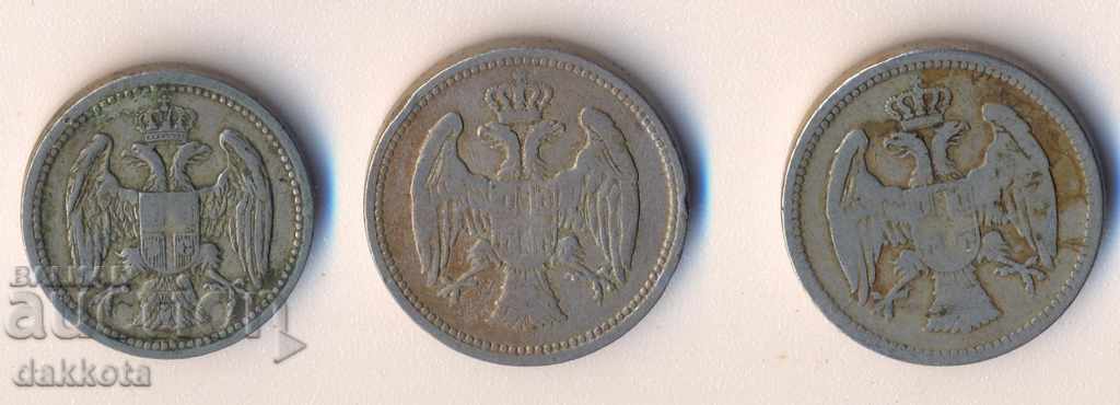 Βασίλειο της Σερβίας 20 χρήματος 1883 και 10 και 20 τα χρήματα το 1884 με τιμή 40.00 BGN | € 20.45 Βασίλειο της Σερβίας 20 χρήματος 1883 και 10 και 20 τα χρήματα το 1884 με τιμή 40.00 BGN | € 20.45