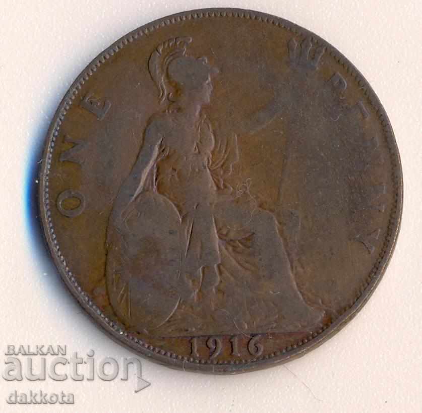 Great Britain Penny 1916