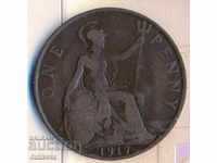 Marea Britanie penny 1917
