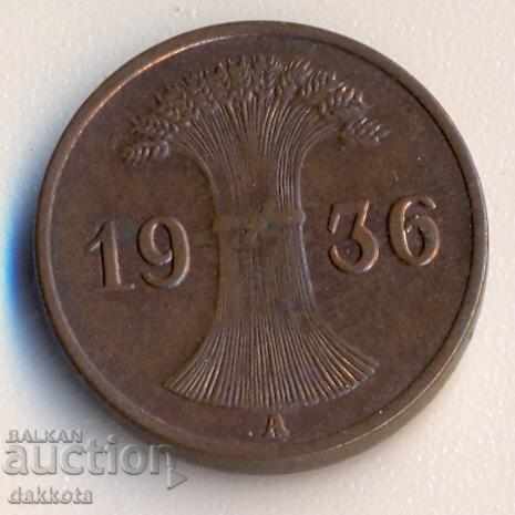 Germany Reysspfen 1936a with price 2.00 BGN | € 1.02 Germany Reysspfen 1936a with price 2.00 BGN | € 1.02