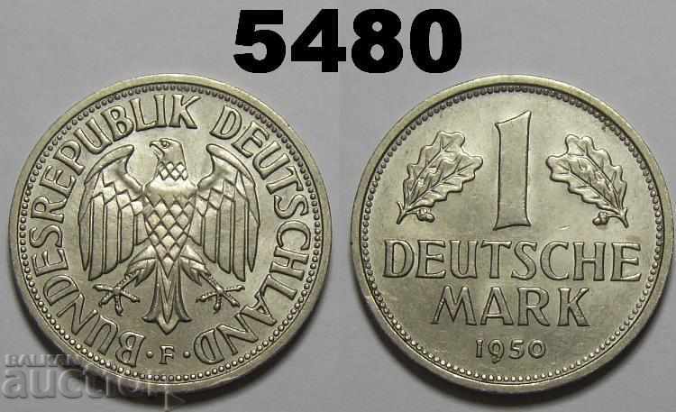 Germania 1 marca 1950 F Germania AUNC moneda excelent