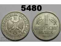 Германия 1 марка 1950 F ФРГ AUNC отлична монета