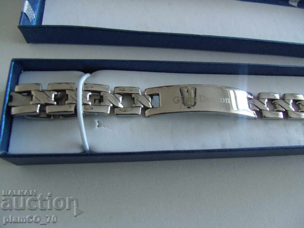 Auction No. 162 steel bracelet - stainless steel Auction No. 162 steel bracelet - stainless steel