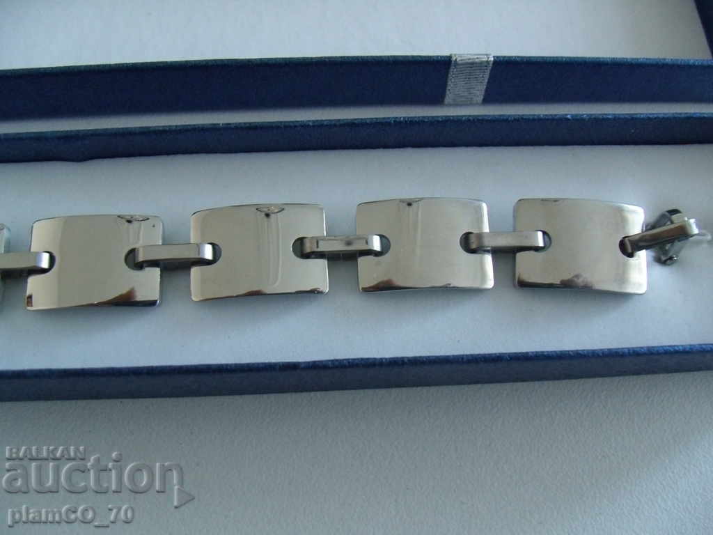 № 166 brățară din oțel - oțel inoxidabil cu preț 10.00 BGN | € 5.11 № 166 brățară din oțel - oțel inoxidabil cu preț 10.00 BGN | € 5.11