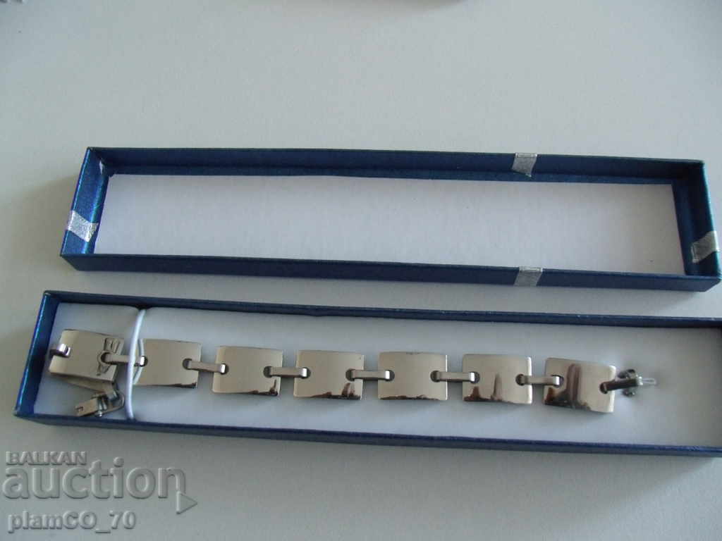 Licitație № 166 brățară din oțel - oțel inoxidabil Licitație № 166 brățară din oțel - oțel inoxidabil